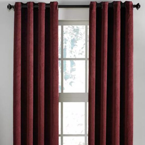 2Pack Window Curtainworks Lenox Room Darkening Win - Picture 1 of 4